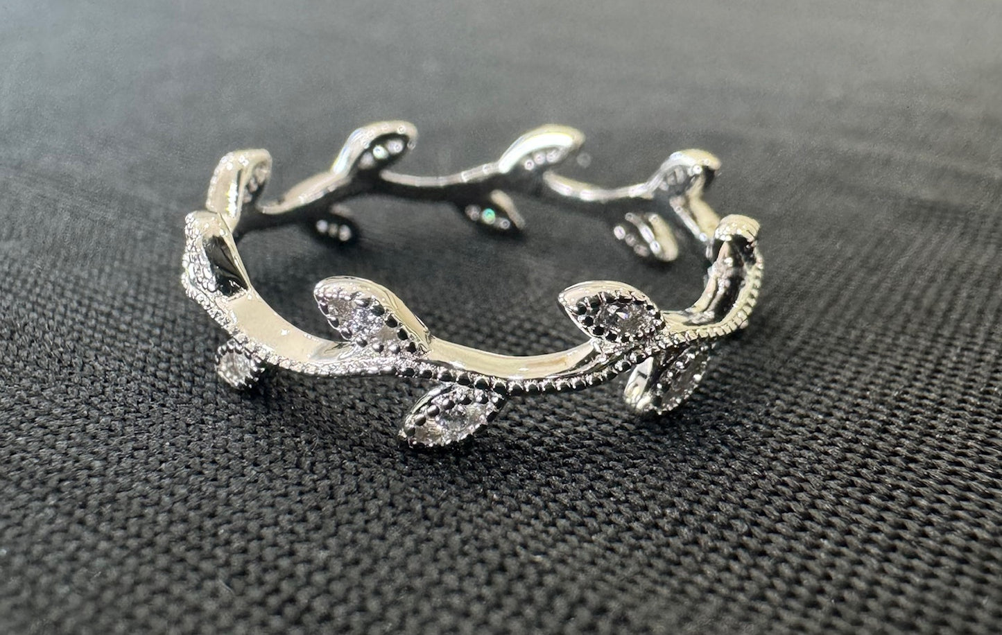 Item 30: Ladies Petal Ring with Diamonds
